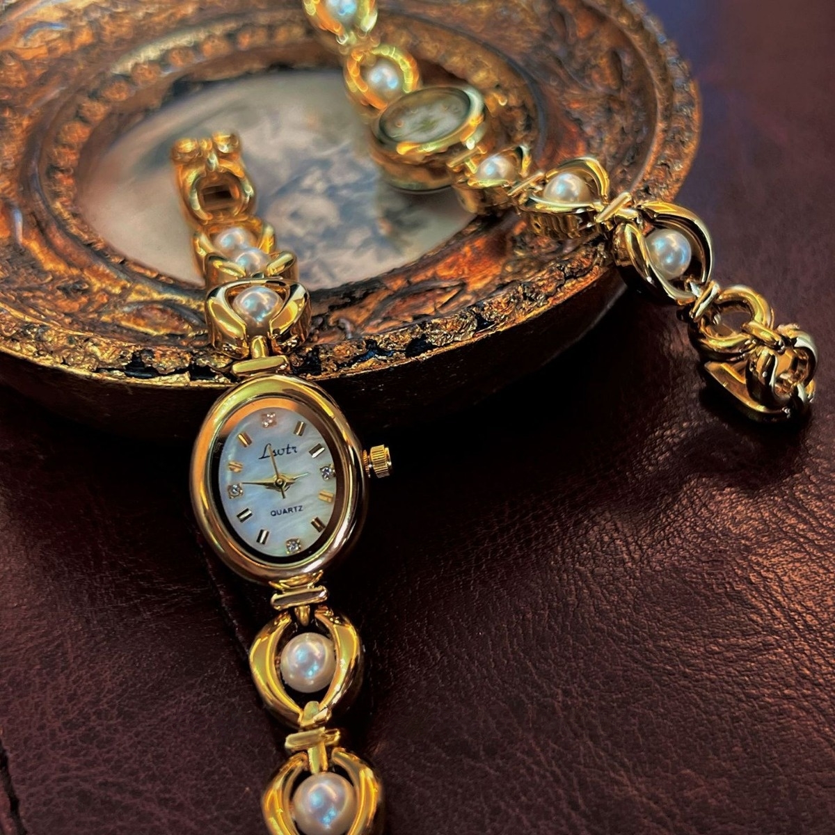 Luxury Watch Vintage - New High-End Gem Pearl Woman Watch