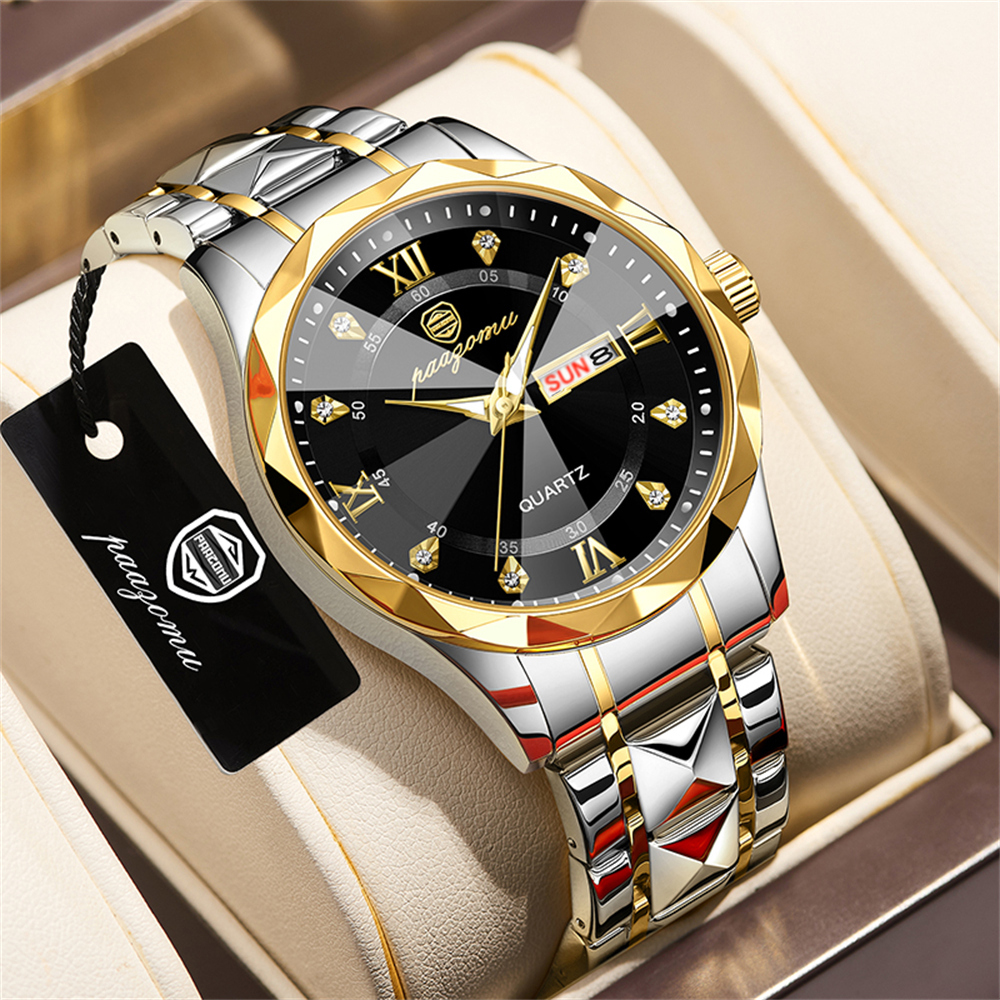Luxury Watch Holder - PAAZOMU Top Brand Luxury Men Watches