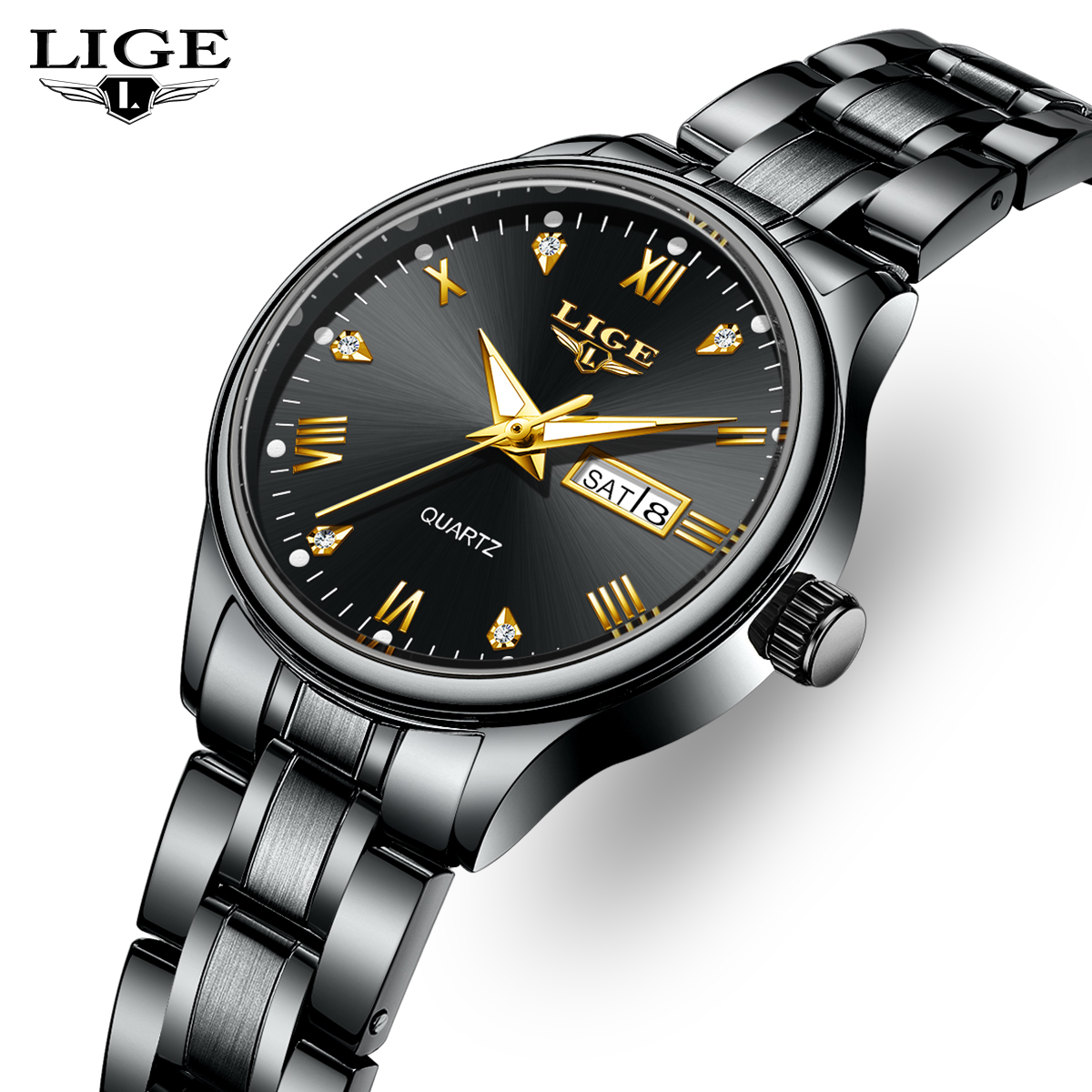 Lux Watch - LIGE Top Band Woman Watch Classic