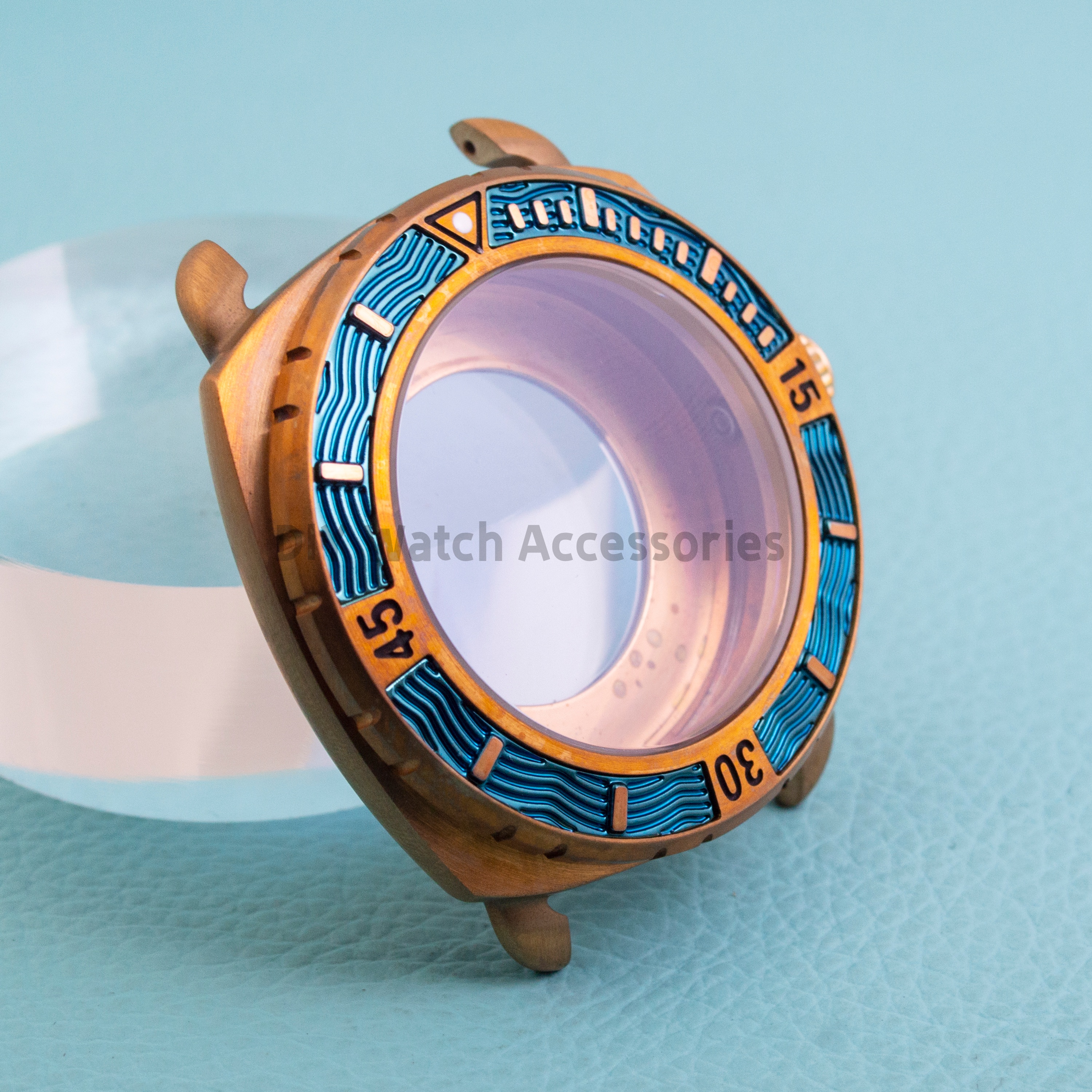 Exhibition Caseback - NH35 Bronze Case Watch Case Parts