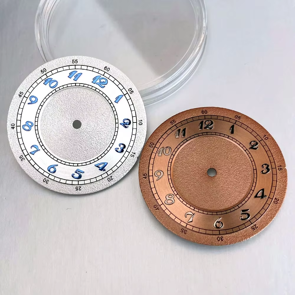 Exhibition Caseback - Tandorio New Retro White Pink Matte