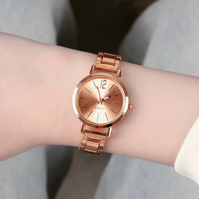 Lux Watch - 2pcs Set Watch Luxury Women Simple