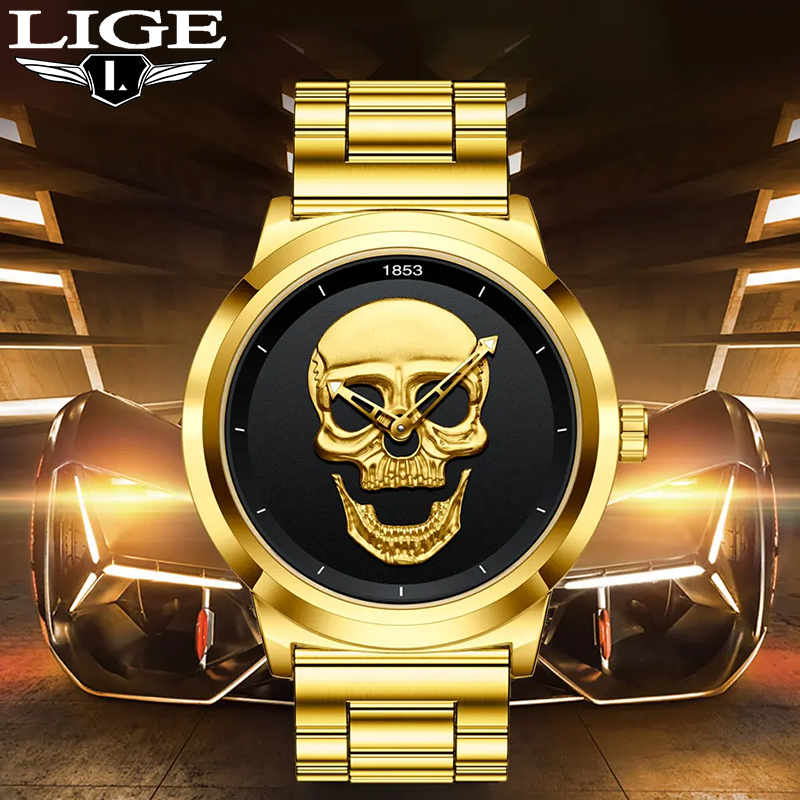 Luxury Watch Holder - LIGE Top Luxury Brand Quartz Man