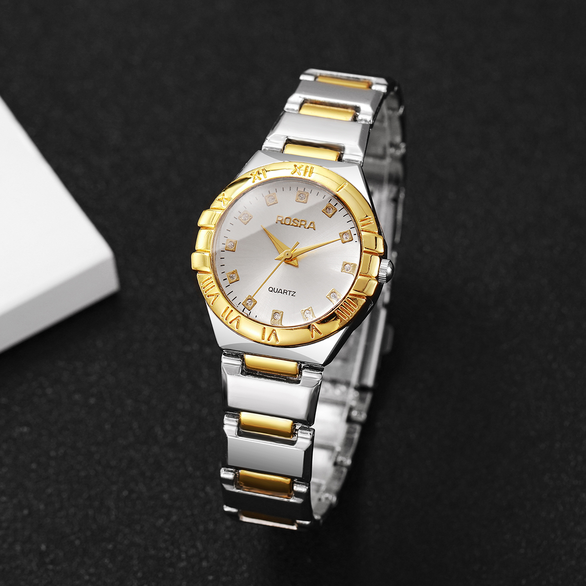 Luxury Rhinestone Women Quartz - Luxury Watch Holder 评论和价格