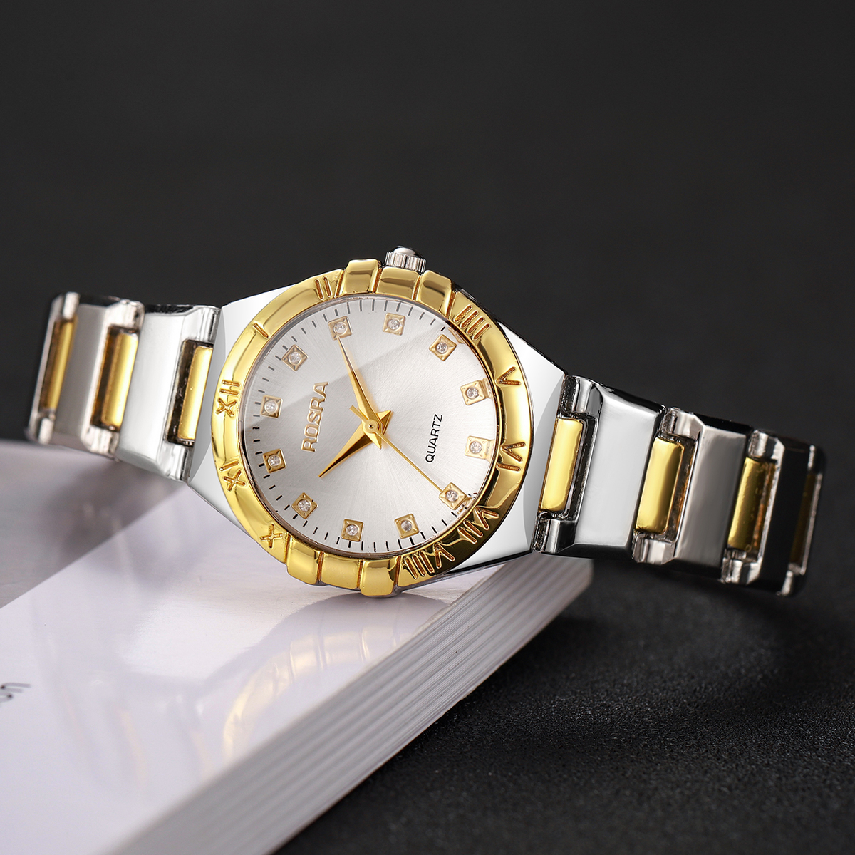 Luxury Rhinestone Women Quartz - Luxury Watch Holder 评论和价格