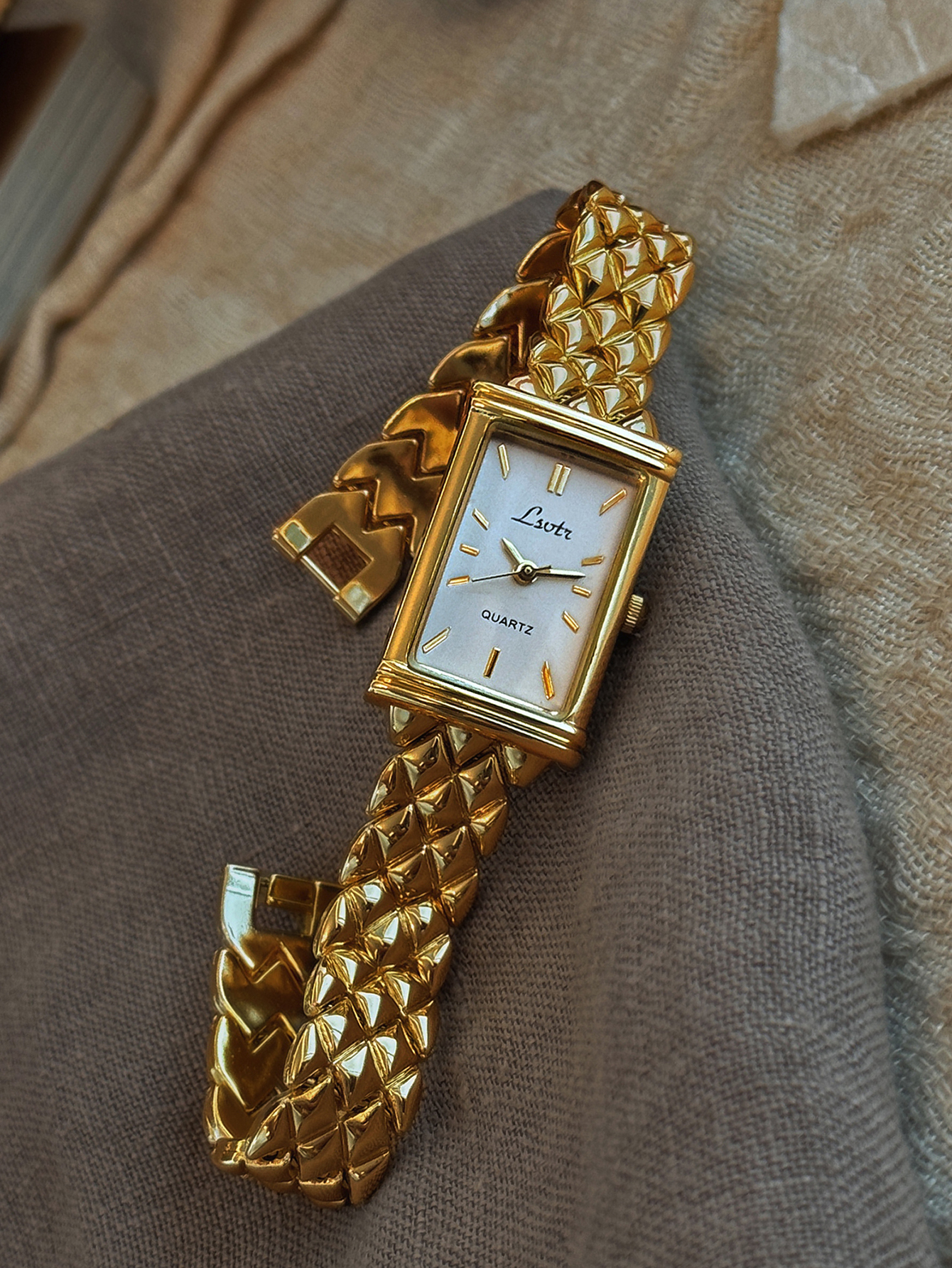 1 New Gold-Colored French High - Luxury Watch Life 评论和价格