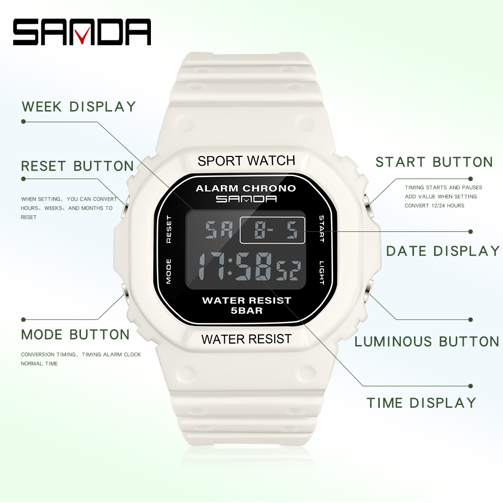 SANDA G Style Digital Watch Me - Luxury Watch G Shock 评论和价格