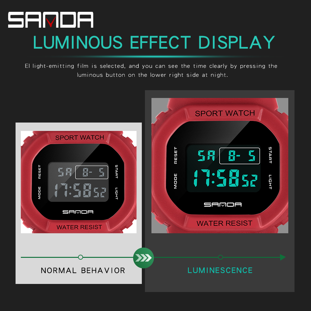 SANDA G Style Digital Watch Me - Luxury Watch G Shock 评论和价格