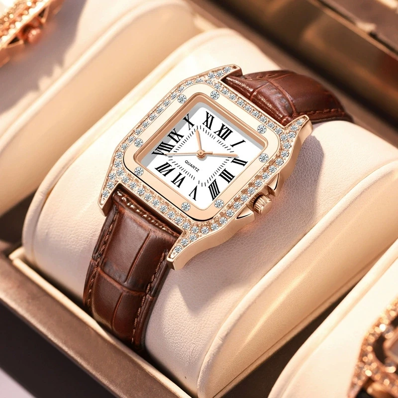 Women Square Watches Fashion L - Luxury Watch Kit 评论和价格