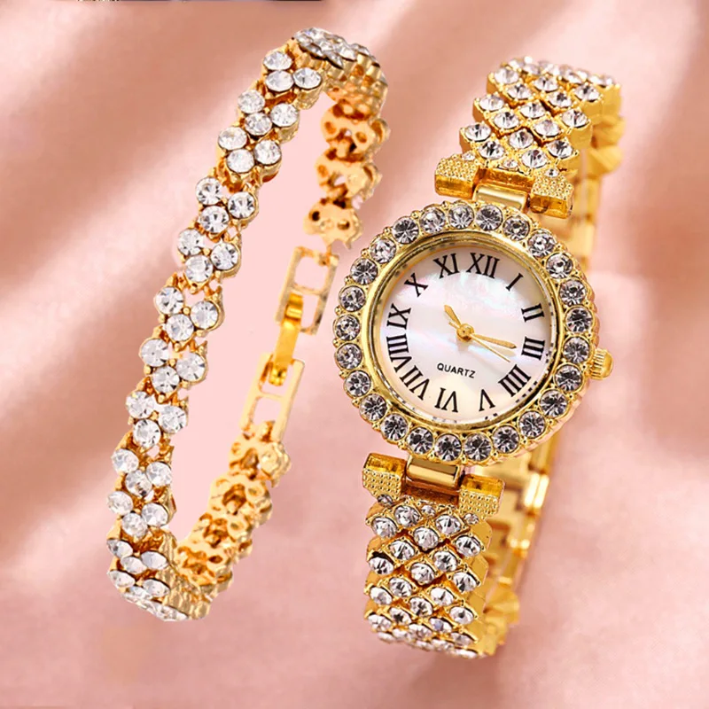 Luxury Rhinestone Watch Women  - Luxury Watch Kit 评论和价格