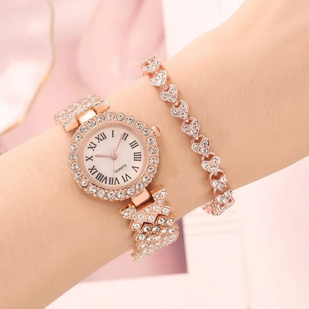 Luxury Rhinestone Watch Women  - Luxury Watch Kit 评论和价格