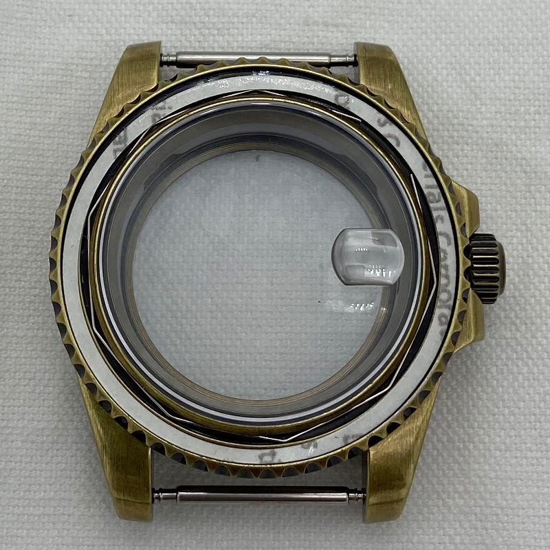 40mm Vintage Bronze Watch Case - Exhibition Caseback 评论和价格