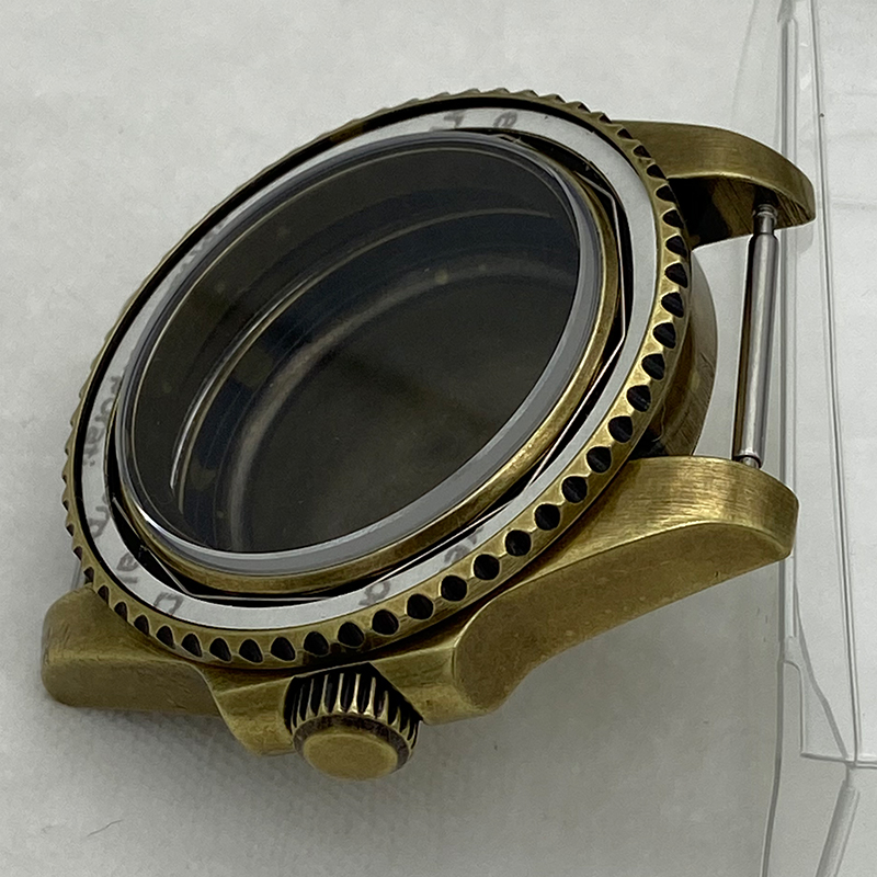 40mm Vintage Bronze Watch Case - Exhibition Caseback 评论和价格