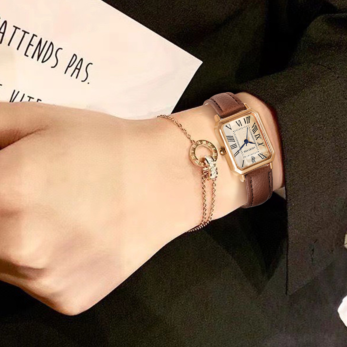 LUCKY FOX 2PCS Light Luxury Gi - Luxury Watch Holder 评论和价格