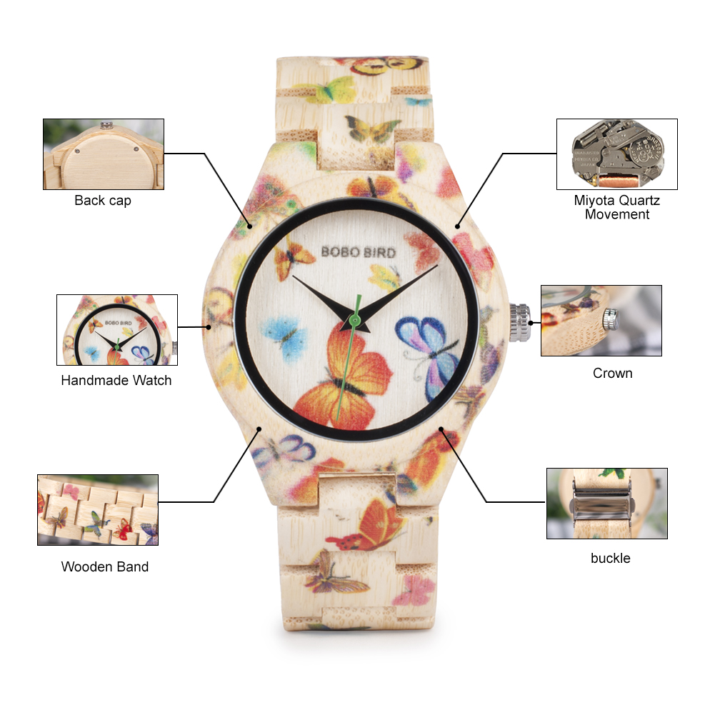BOBO BIRD Wood Women Watches L - Lux Watch 评论和价格