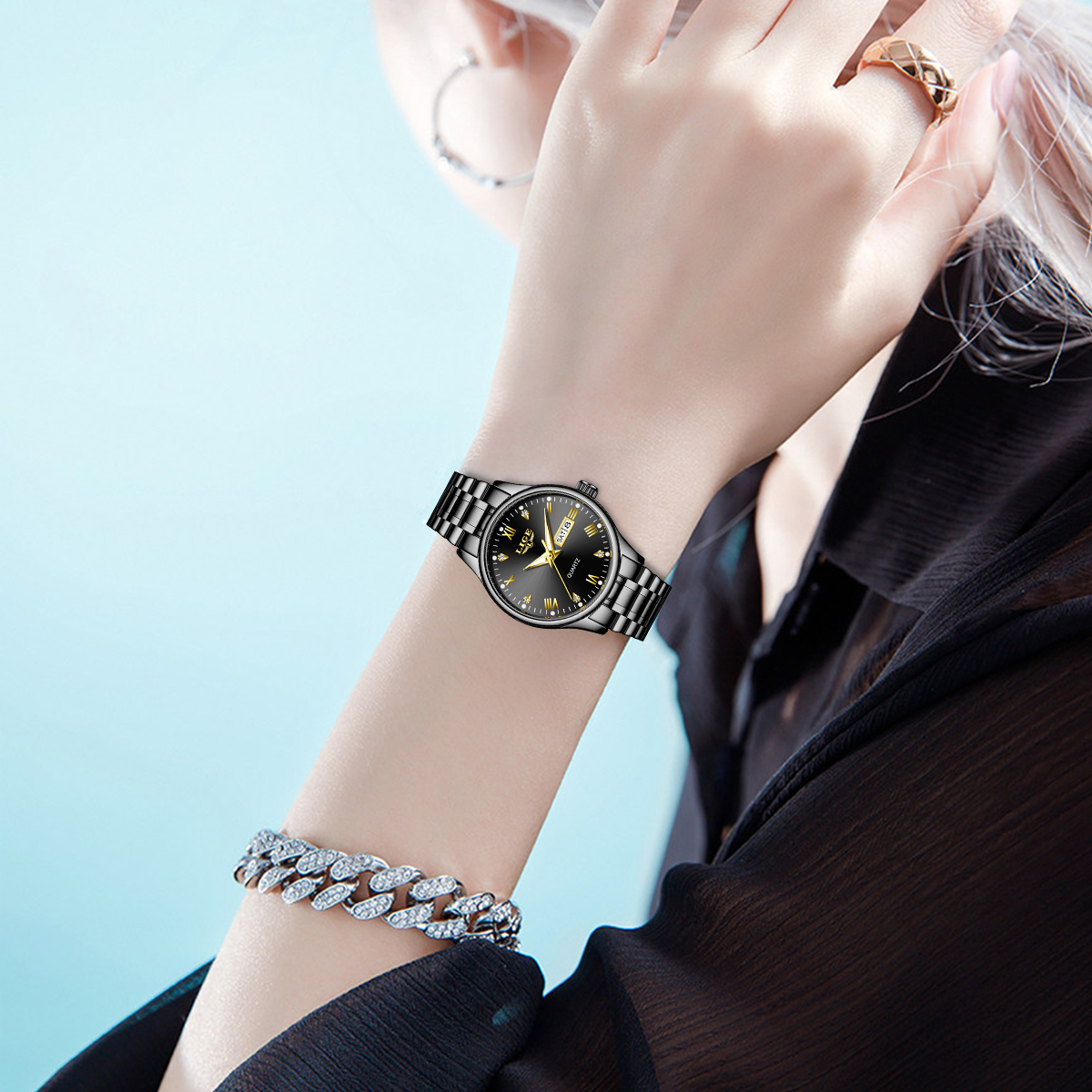 LIGE Top Band Woman Watch Clas - Lux Watch 评论和价格