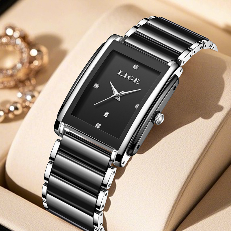 LIGE New Luxury Women Watches  - Luxury Watch Holder 评论和价格