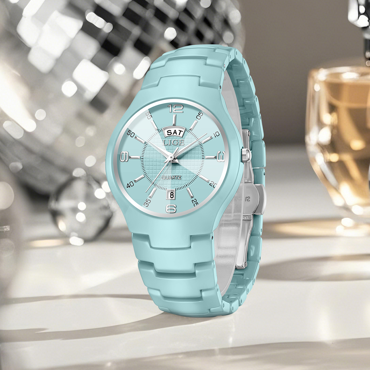LIGE Luxury Elegant Quartz Wom - Ladies Luxury Watch 评论和价格