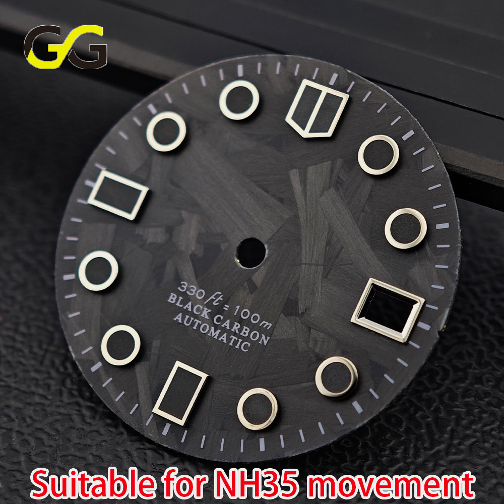 28.5mm Carbon Fiber Watch Dial - Exhibition Caseback 评论和价格