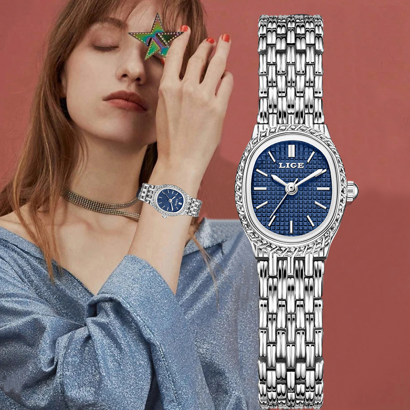 LIGE Fashion Luxury Quartz Wom - Ladies Luxury Watch 评论和价格