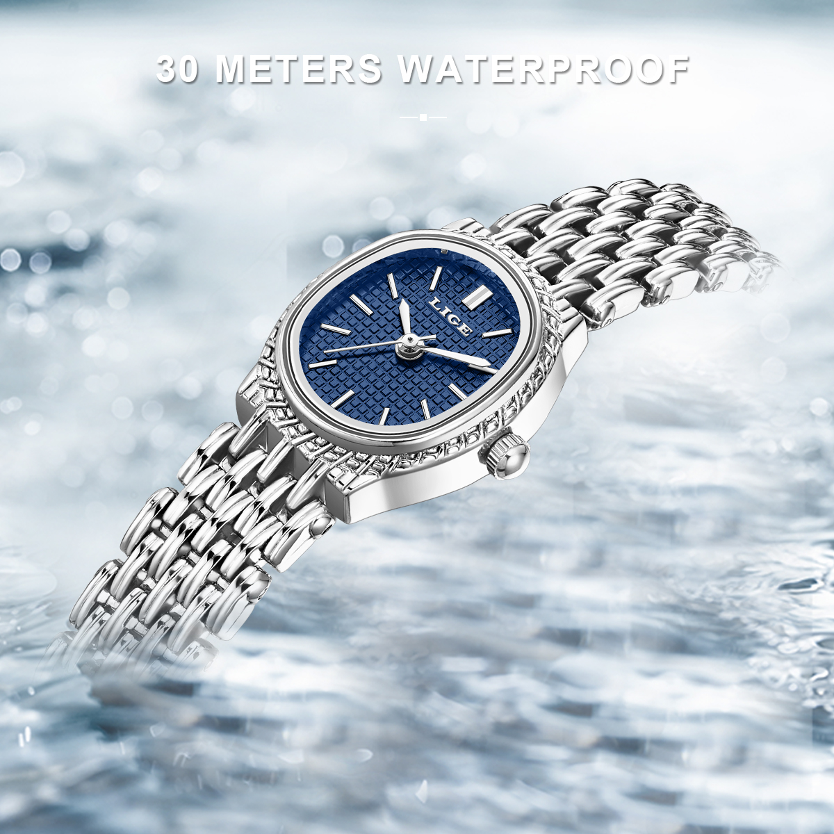 LIGE Fashion Luxury Quartz Wom - Ladies Luxury Watch 评论和价格