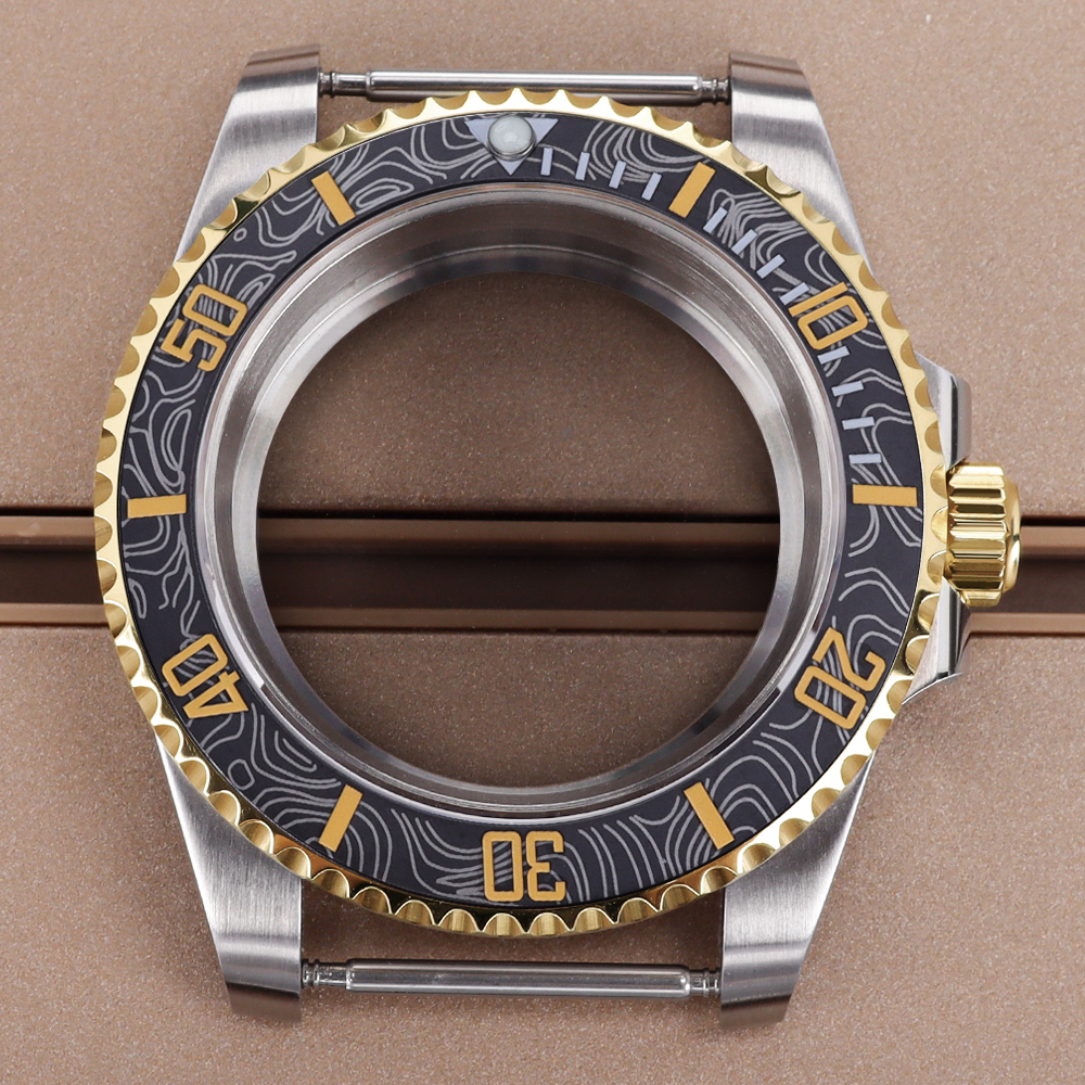 blak gold Bezel 40mm Luxury Wa - Exhibition Caseback 评论和价格