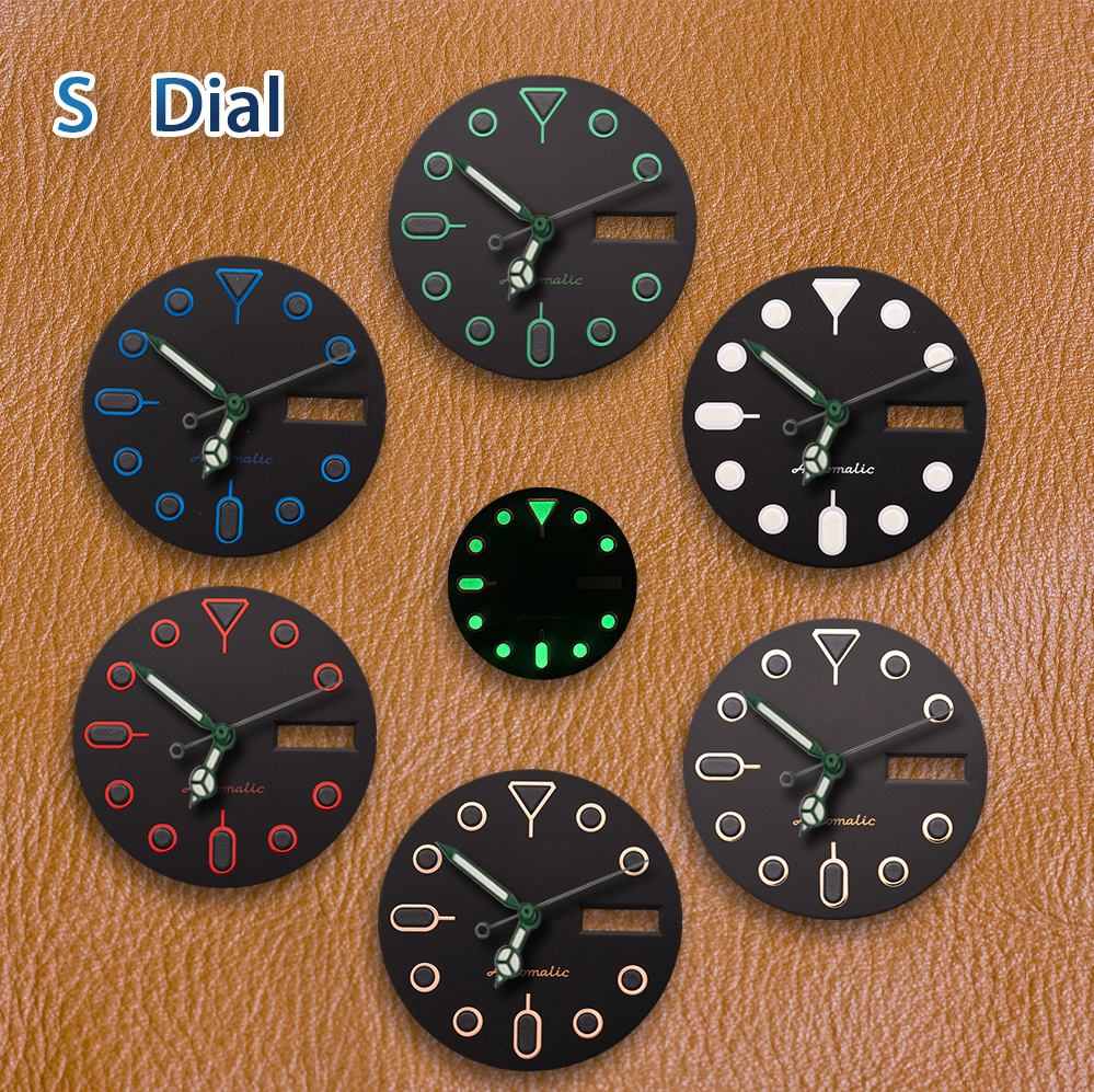 S Logo Dial 28.5mm New NH36 Di - Exhibition Caseback 评论和价格