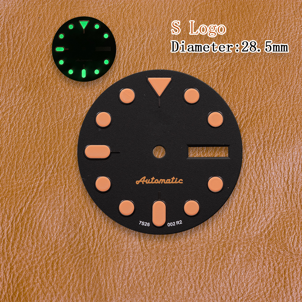 S Logo Dial 28.5mm New NH36 Di - Exhibition Caseback 评论和价格