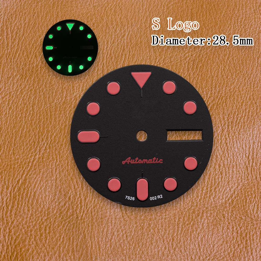 S Logo Dial 28.5mm New NH36 Di - Exhibition Caseback 评论和价格