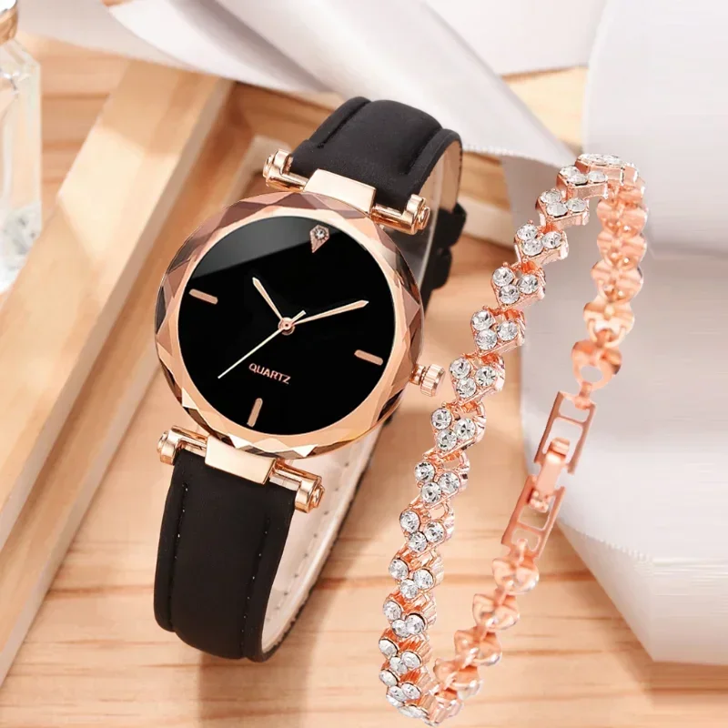2PCS Set Luxury Watch Women Br - Lux Watch 评论和价格