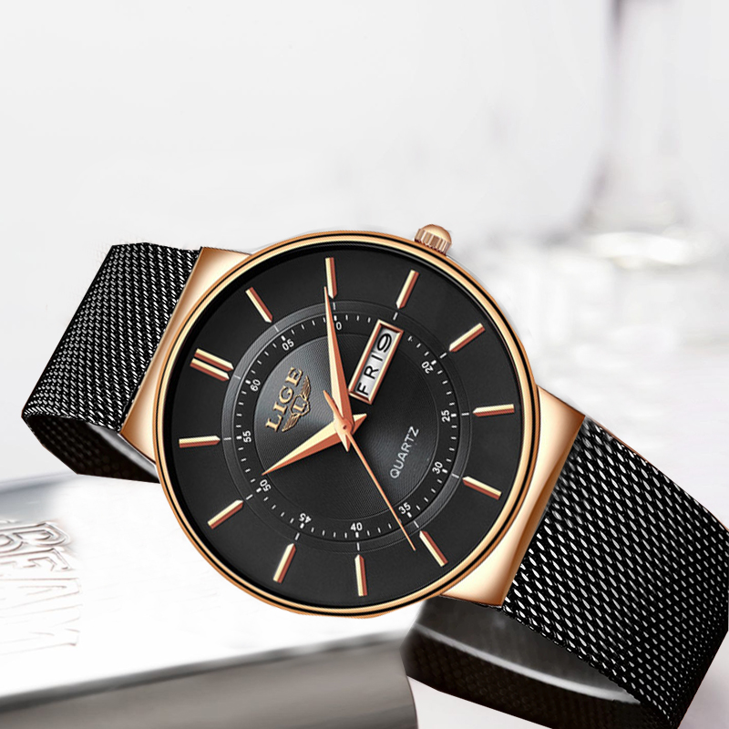 LIGE Women Watches Luxury Bran - Lux Watch 评论和价格