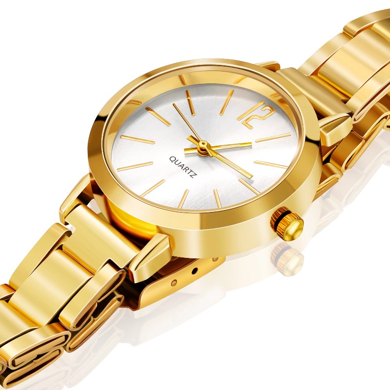 2pcs Set Watch Luxury Women Si - Lux Watch 评论和价格