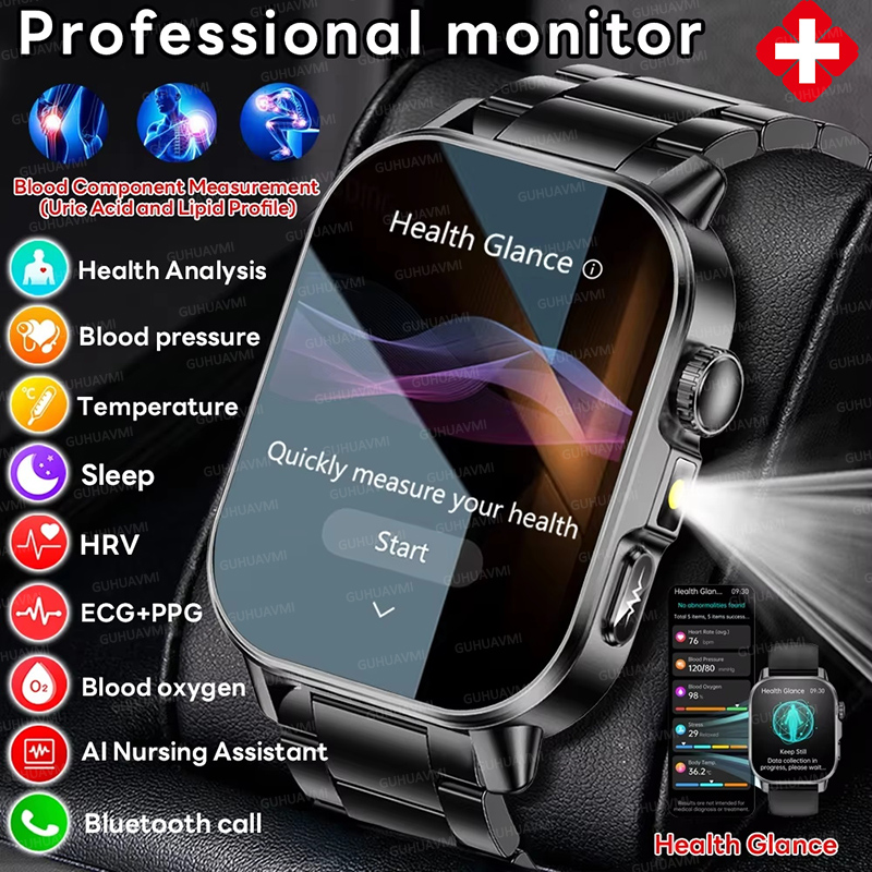 Nursing Grade New ECG+PPG Thre - Luxury Watch G Shock 评论和价格