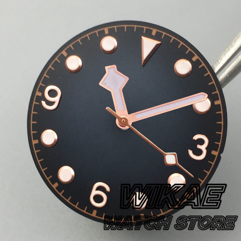 29mm gradient dial Vintage Bla - Exhibition Caseback 评论和价格