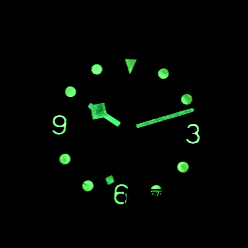29mm gradient dial Vintage Bla - Exhibition Caseback 评论和价格