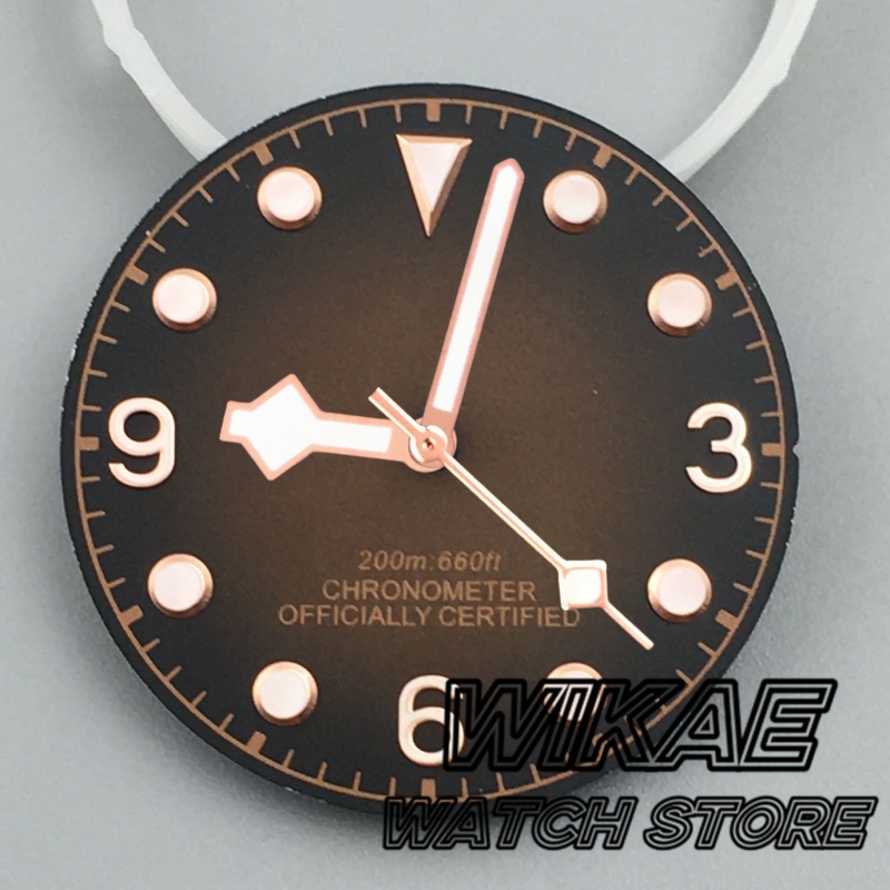 29mm gradient dial Vintage Bla - Exhibition Caseback 评论和价格