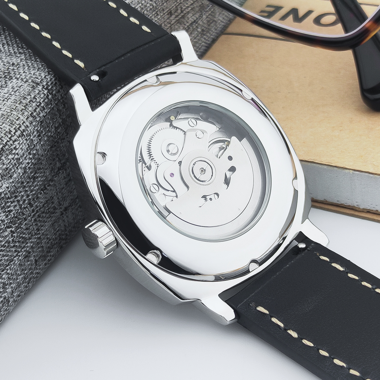 CUSTOM 42MM Stainless Steel Sa - Luxury Watch Life 评论和价格