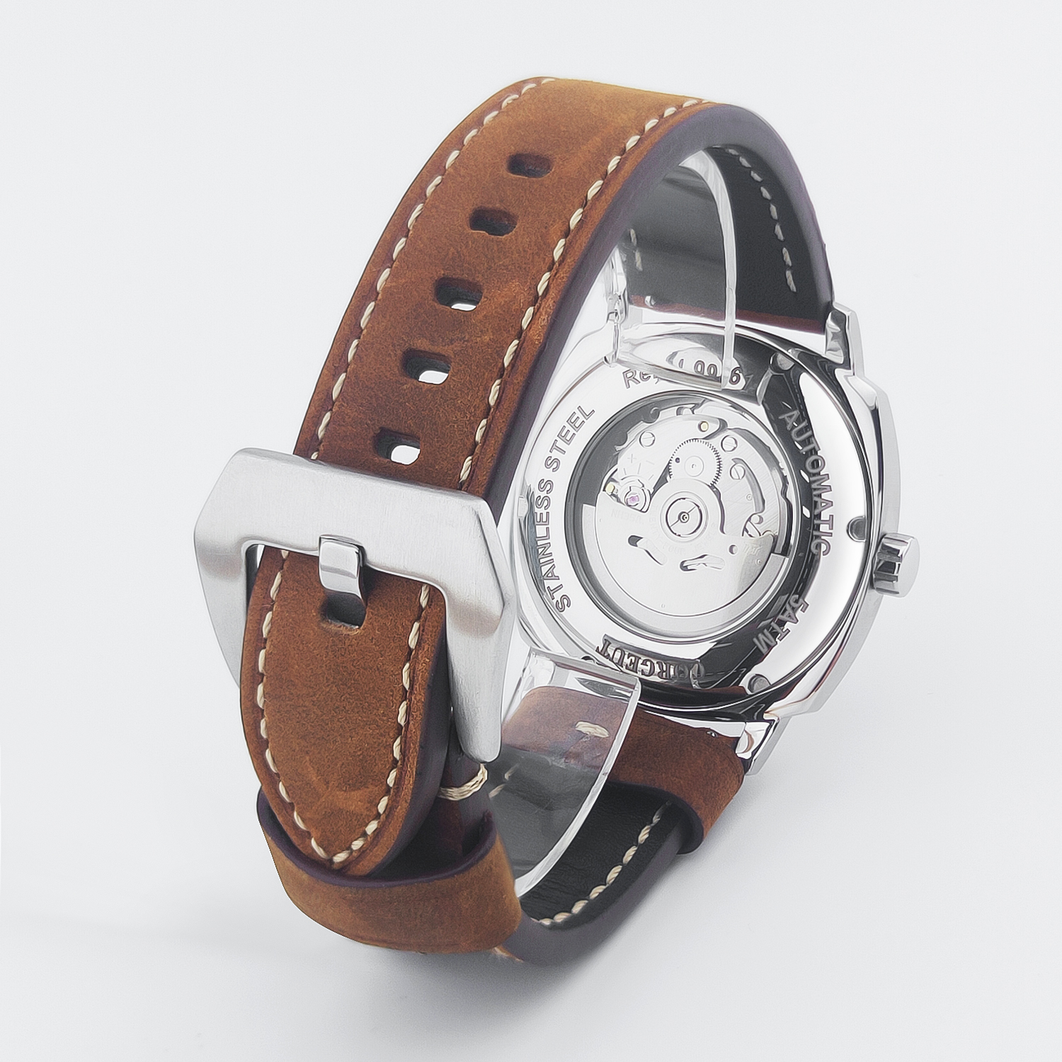 CUSTOM 42MM Stainless Steel Sa - Luxury Watch Life 评论和价格