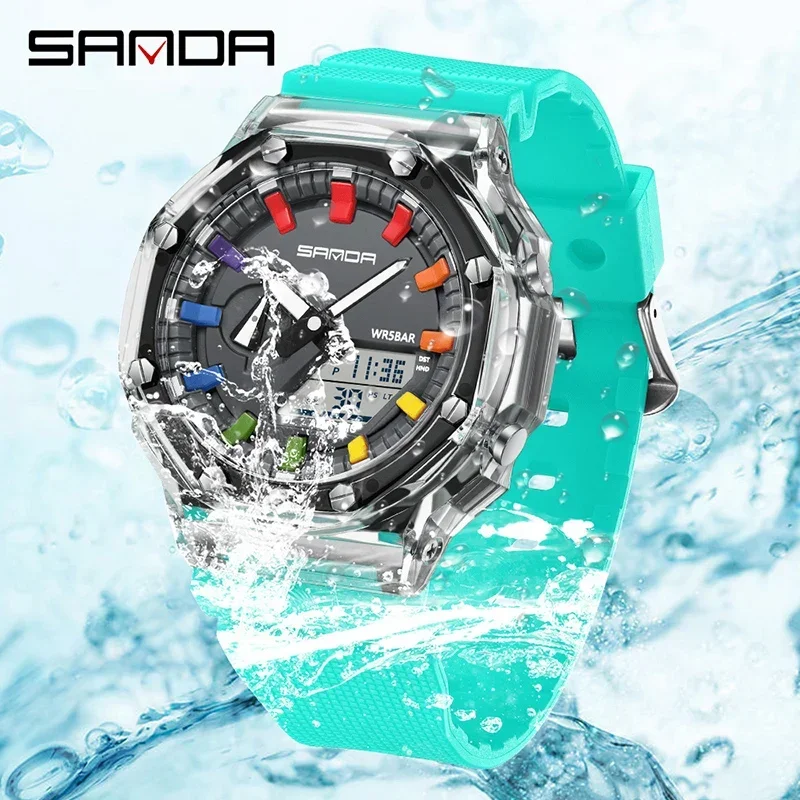 SANDA G style Men Watch Countd - Luxury Watch G Shock 评论和价格
