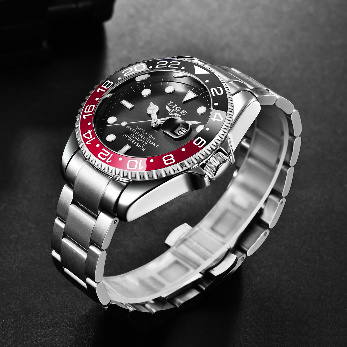 LIGE New Luxury Couple Watches - Luxury Watch Holder 评论和价格