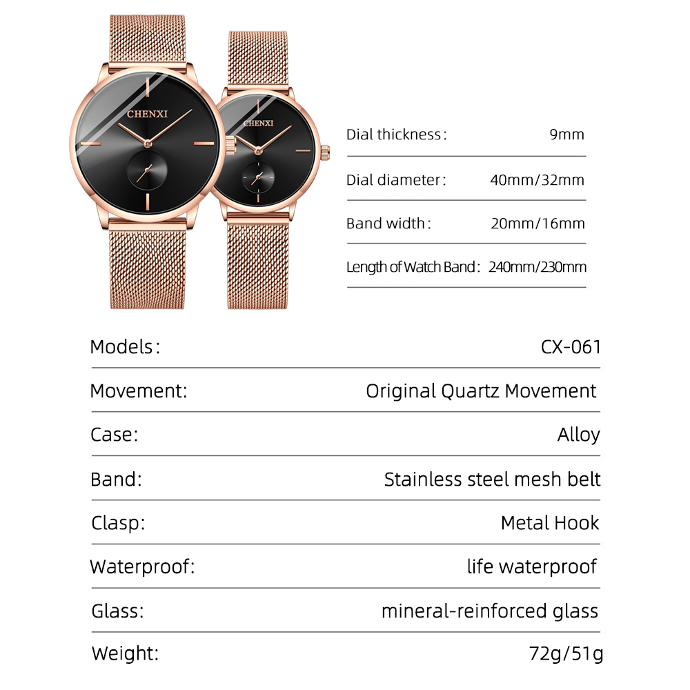 CHENXI Luxury Waterproof Men W - Luxury Watch Life 评论和价格