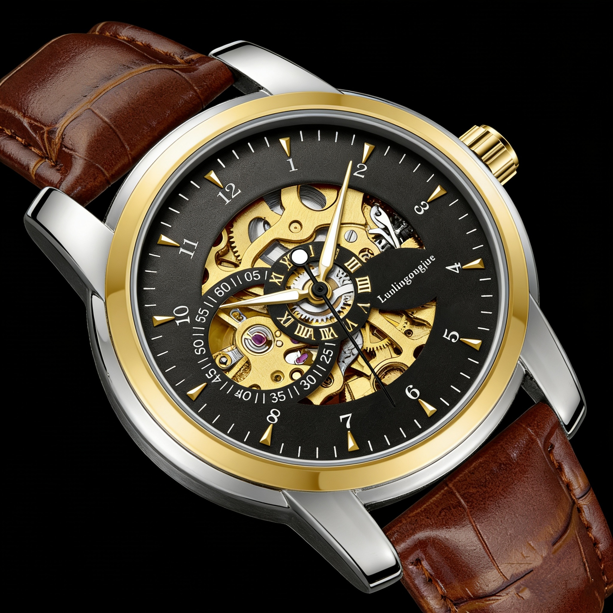 Classic Men's Automatic Mechan - Luxury Watch Name Brands 评论和价格