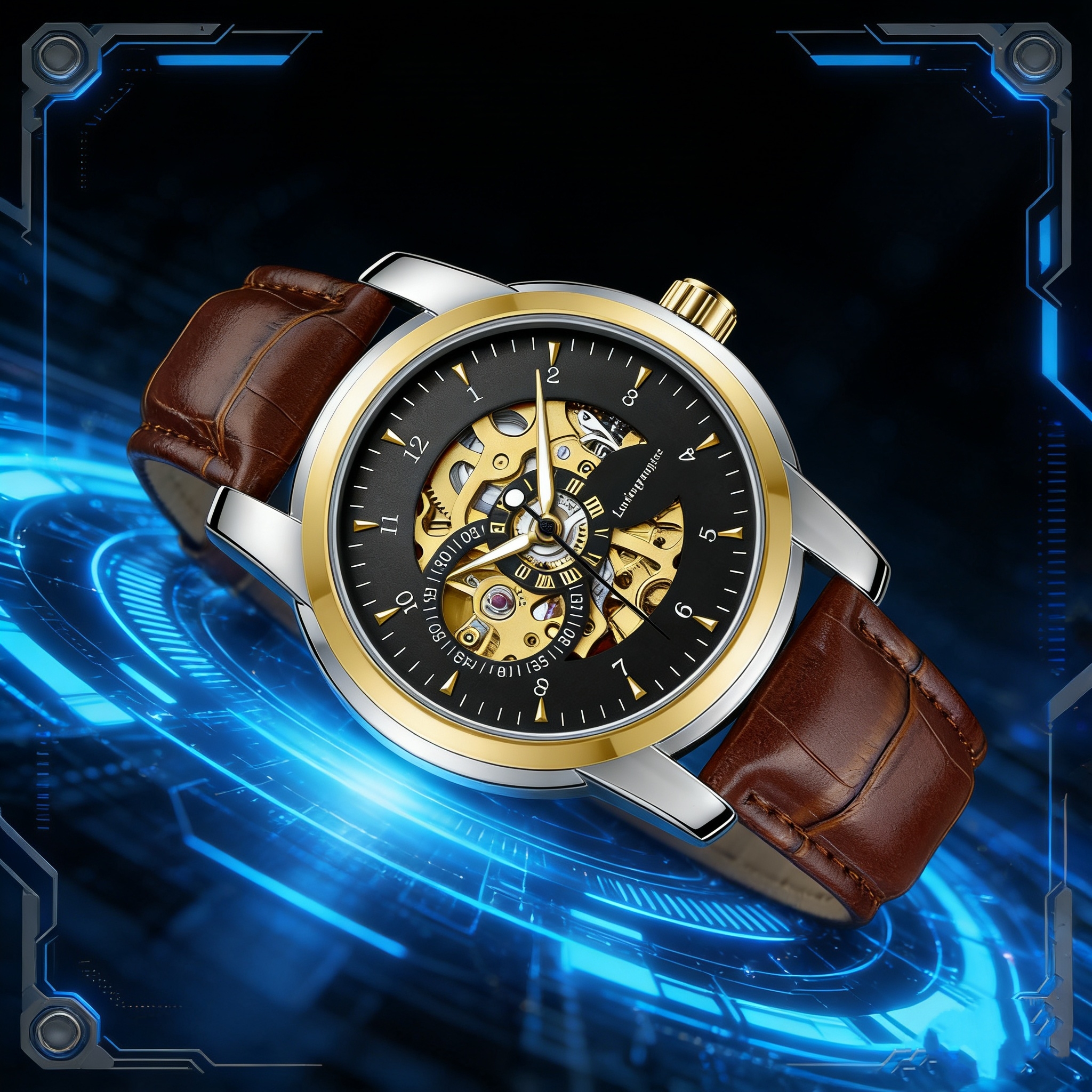 Classic Men's Automatic Mechan - Luxury Watch Name Brands 评论和价格